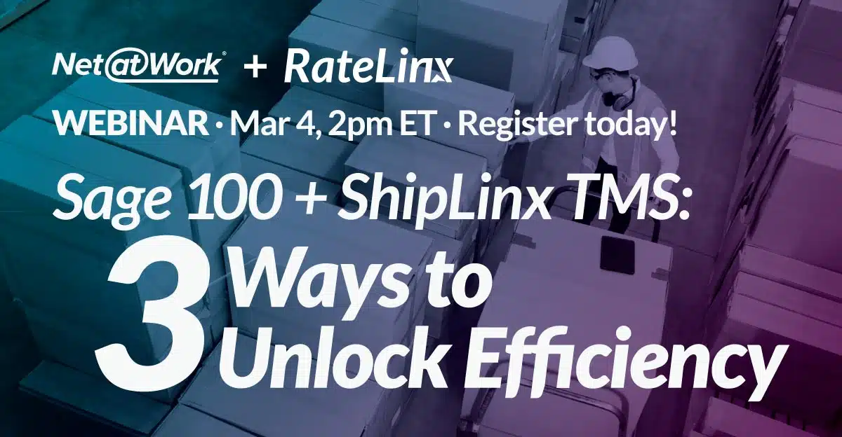 Sage 100 + ShipLinx TMS: 3 Ways to Unlock Efficiency