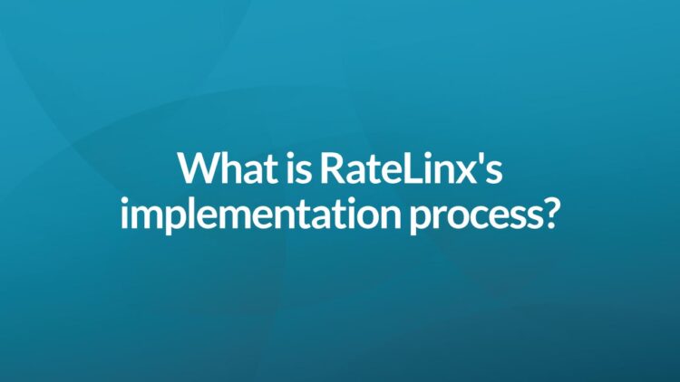 What is RateLinx's implementation process?